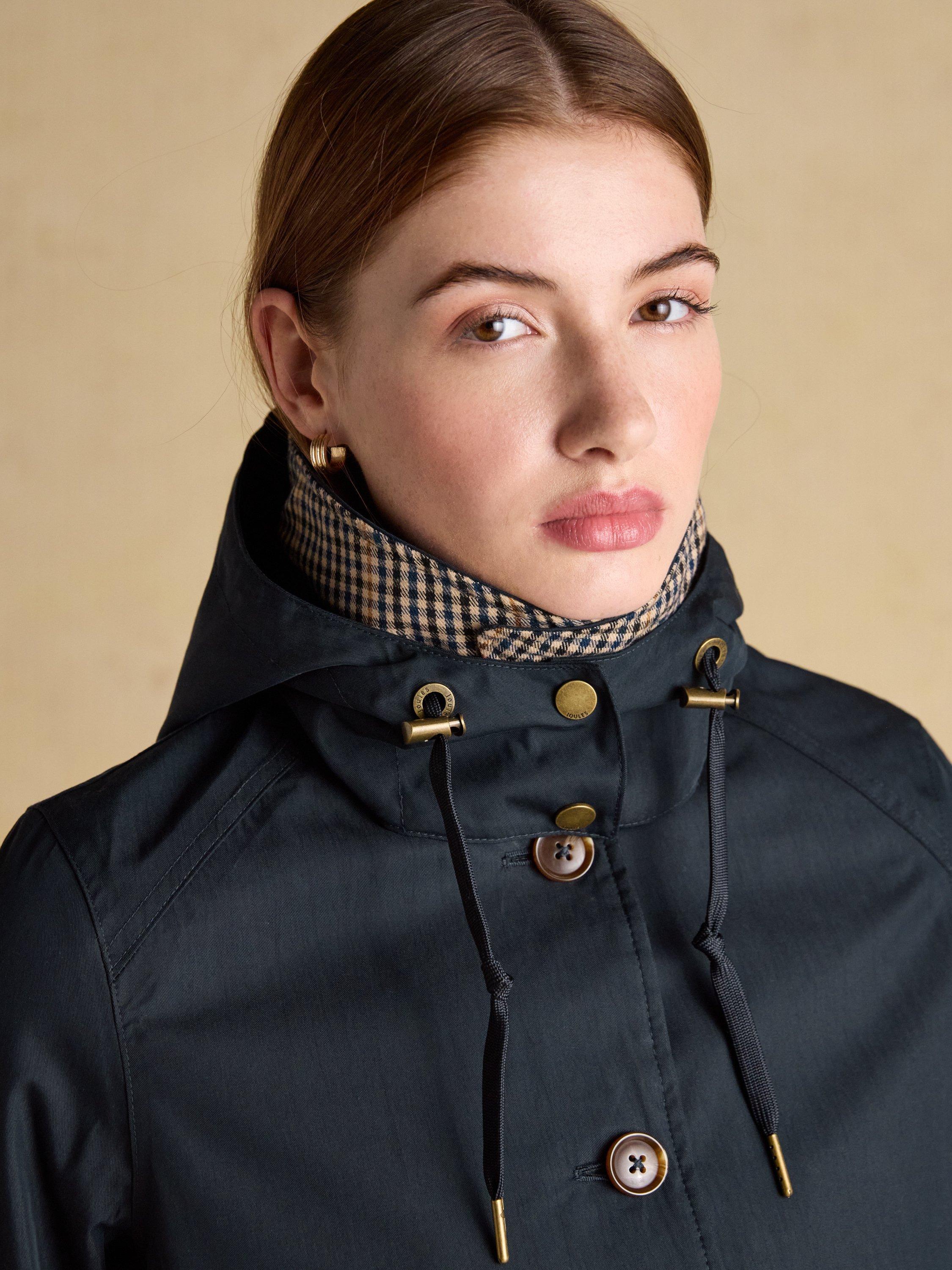 Product image 7 of 9, which shows Joules Rainmorel Waterproof Raincoat, Navy, 6