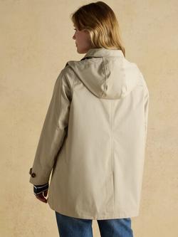 Joules Rainmorel Waterproof Raincoat, Neutral - view 2, Neutral