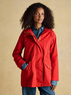 Joules Portwell Waterproof Raincoat, Red, Red