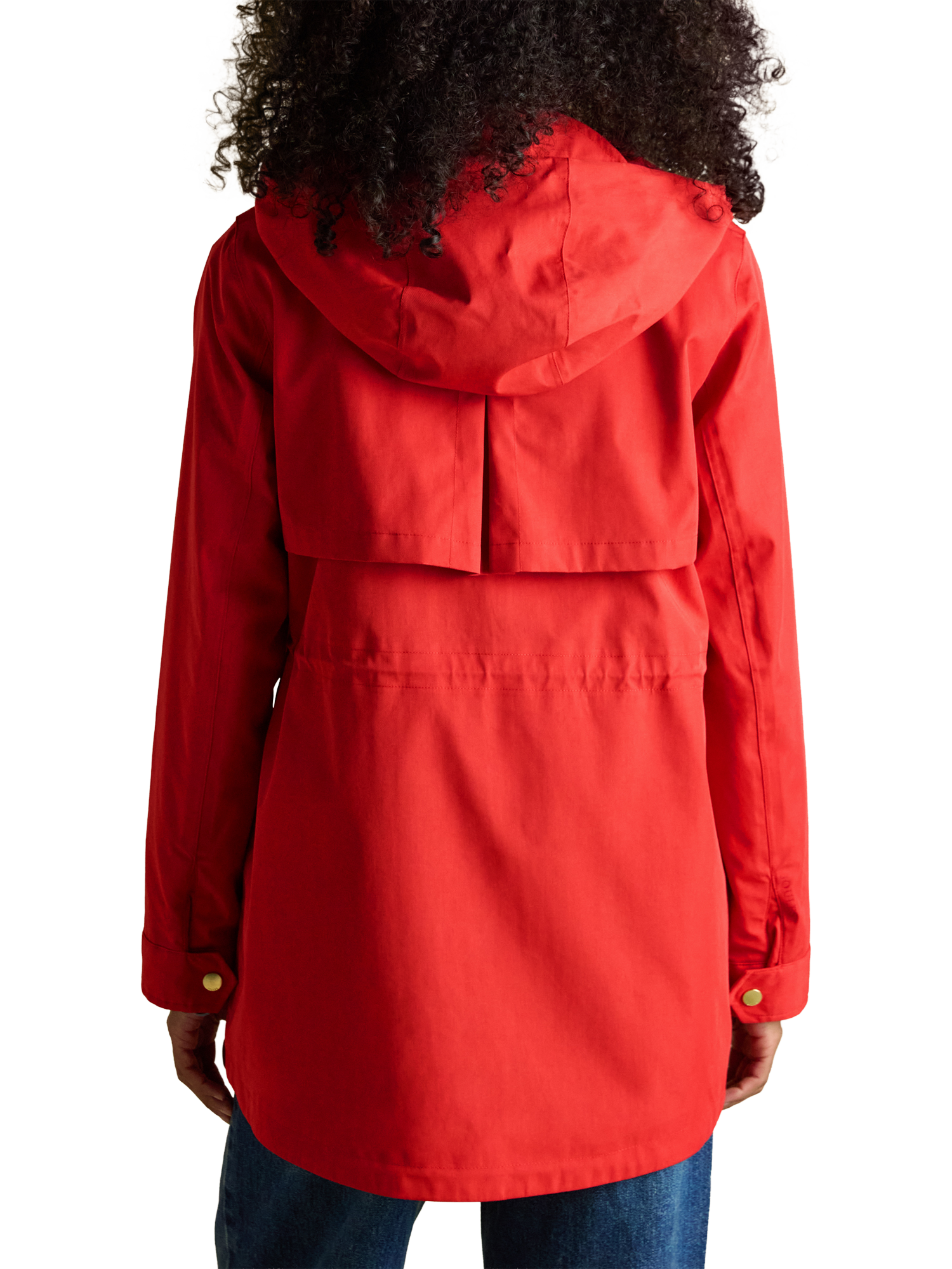Product image 2 of 10, which shows Joules Portwell Waterproof Raincoat, Red, 6