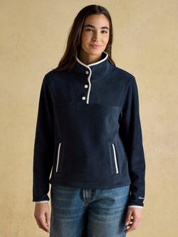 Joules Lulworth Funnel Neck Fleece, Navy, Navy