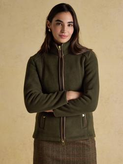 Joules Heritage Zip Through Fleece, Green, Green