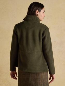 Joules Heritage Zip Through Fleece, Green - view 2, Green