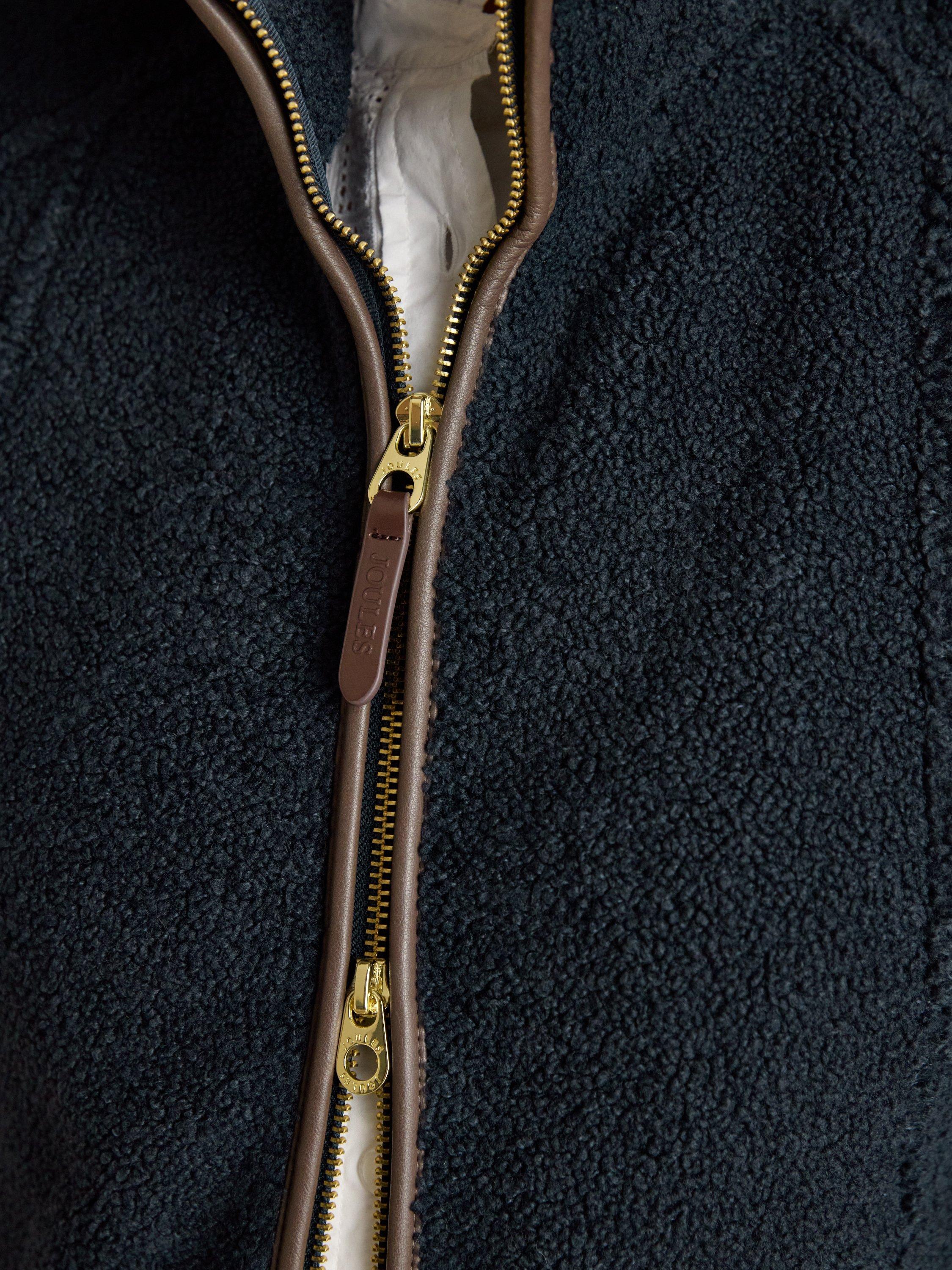 Product image 8 of 9, which shows Joules Heritage Fleece Gilet, Navy, 6