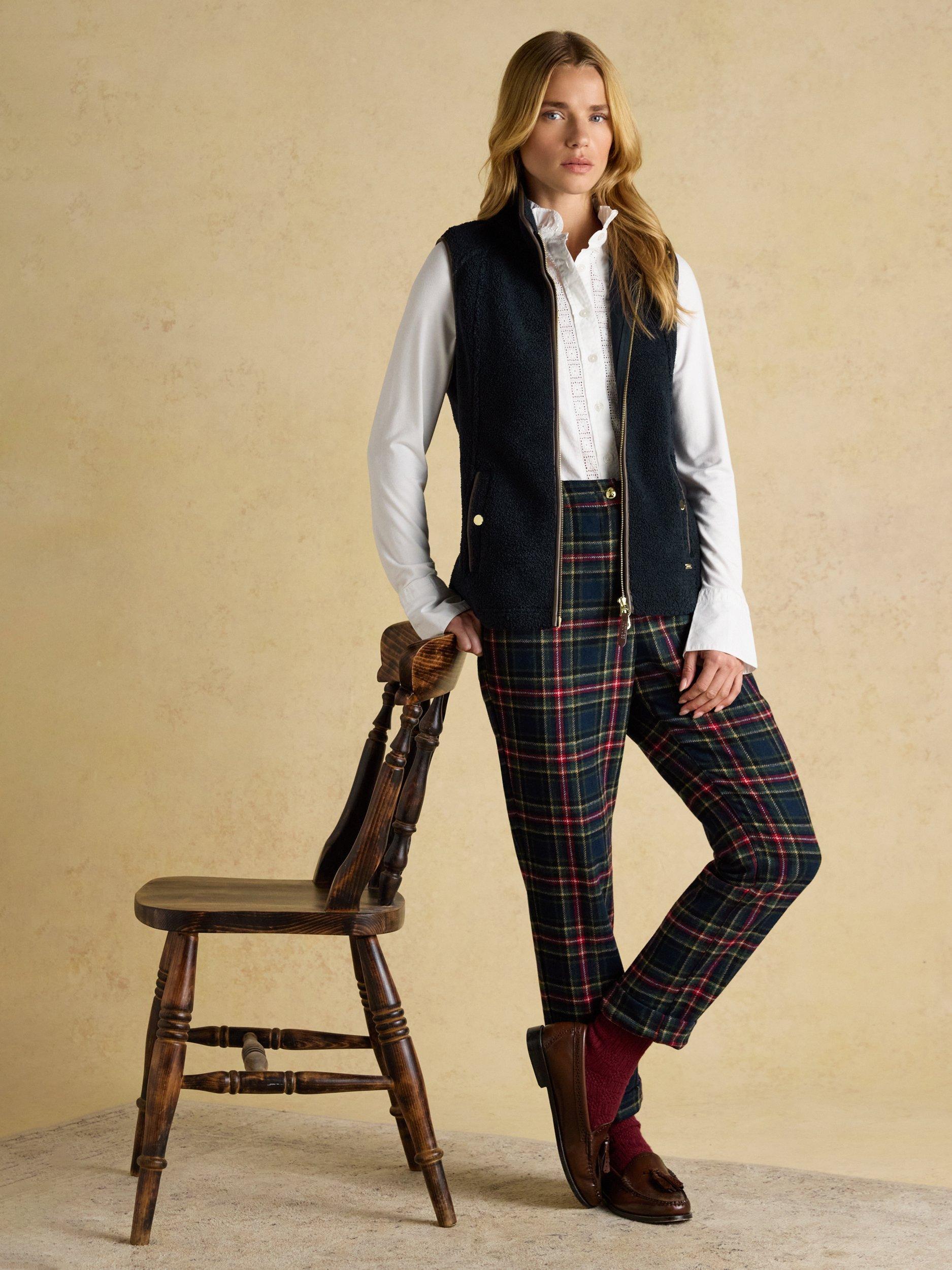 Product image 9 of 9, which shows Joules Heritage Fleece Gilet, Navy, 6