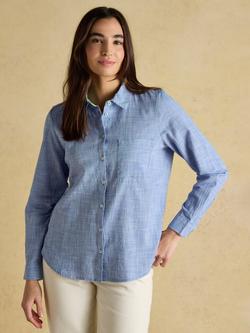 Joules Ida Relaxed Fit Shirt, Blue