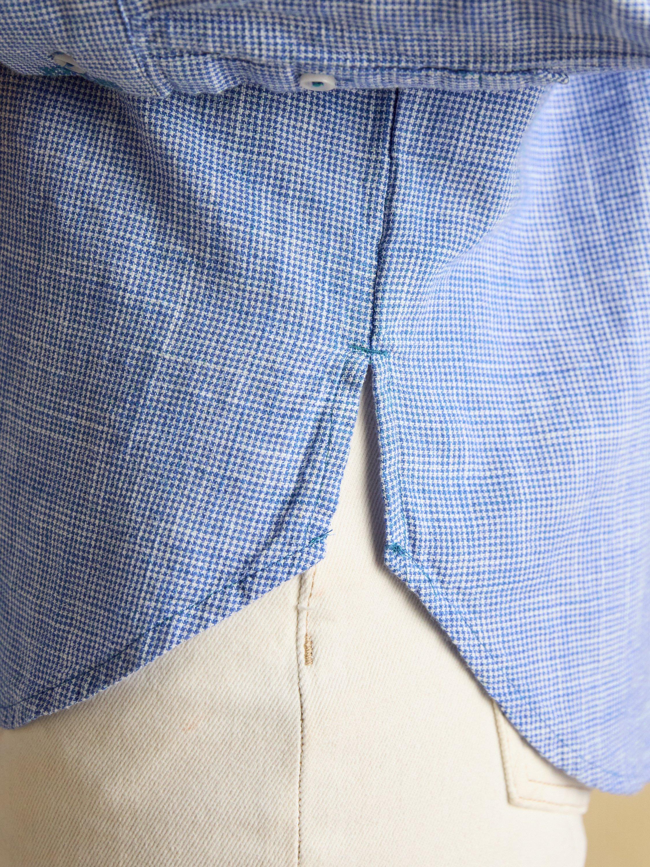 Product image 3 of 8, which shows Joules Ida Relaxed Fit Shirt, Blue, 6