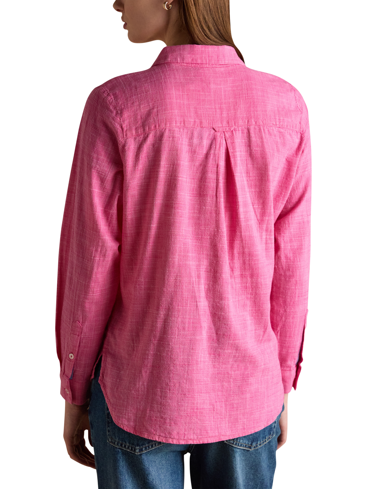 Product image 2 of 8, which shows Joules Ida Relaxed Fit Shirt, Pink, 6