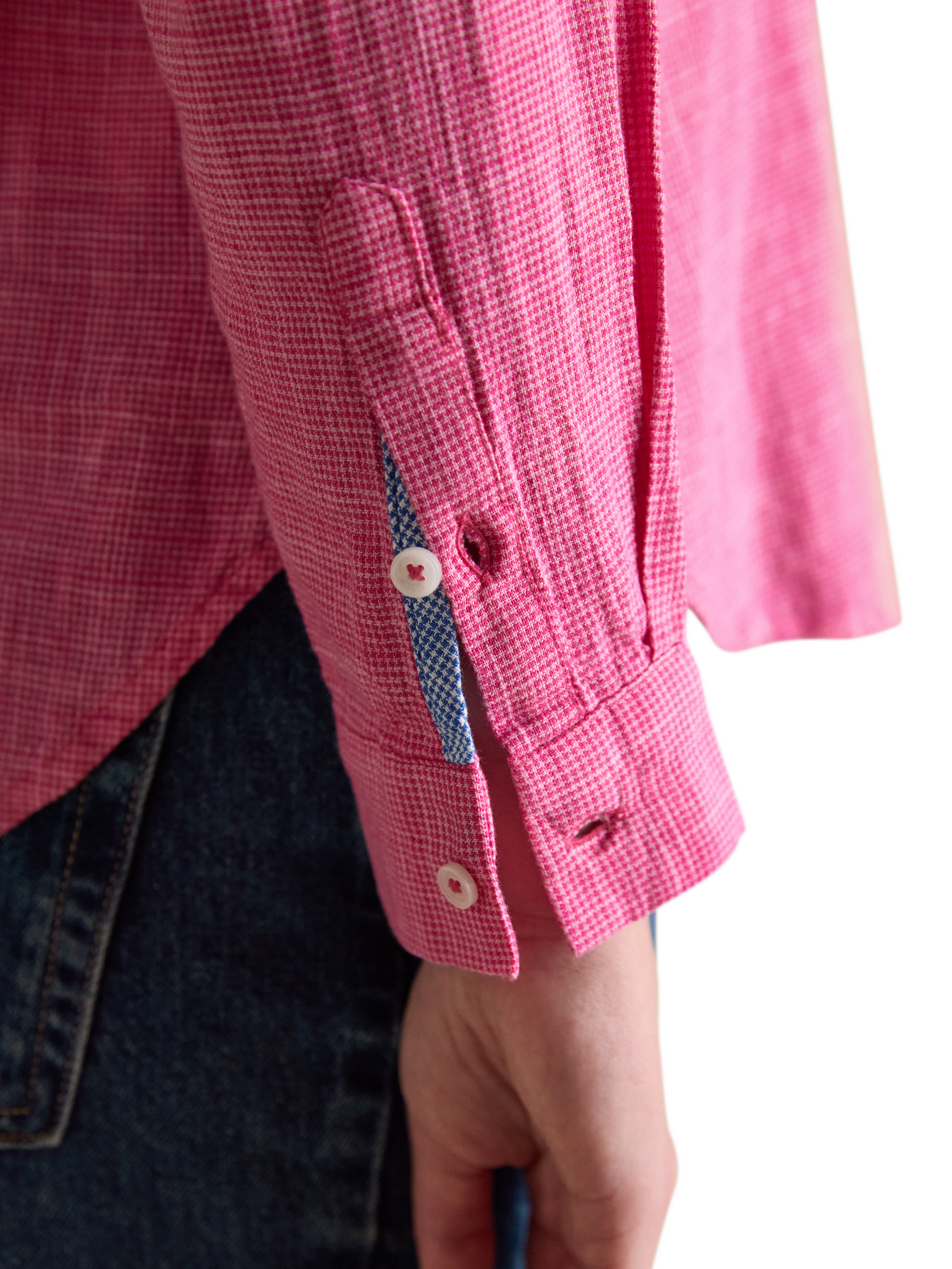 Product image 5 of 8, which shows Joules Ida Relaxed Fit Shirt, Pink, 6