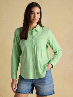 Joules Ida Relaxed Fit Shirt, Green, Green