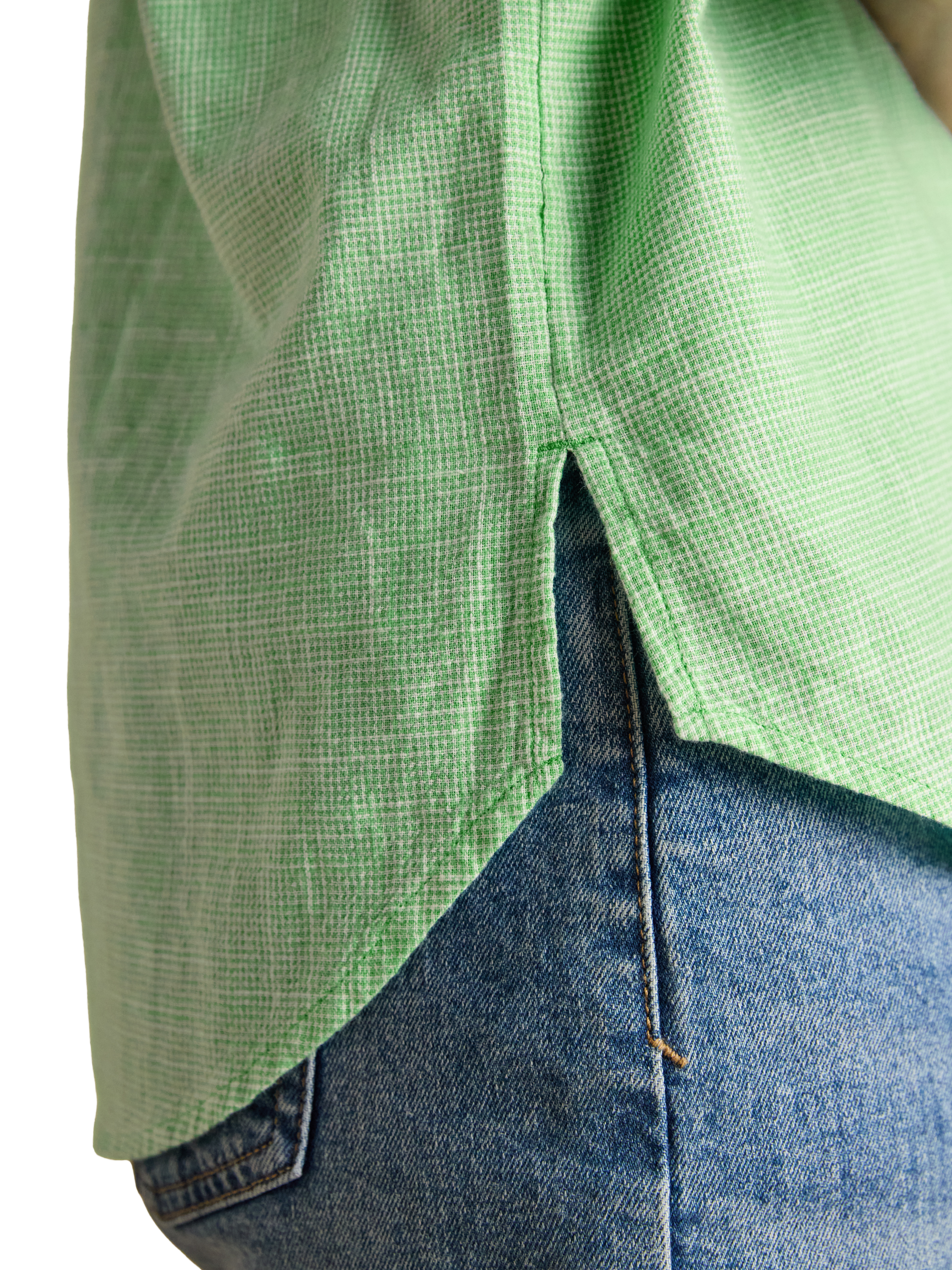 Product image 3 of 8, which shows Joules Ida Relaxed Fit Shirt, Green, 6
