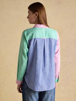 Joules Ida Hotchpotch Relaxed Fit Shirt, Multi - view 2, Multi