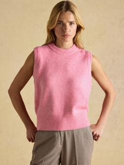 Joules Holly Knitted Tank Top, Pink