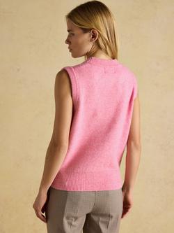 Joules Holly Knitted Tank Top - view 2, Pink