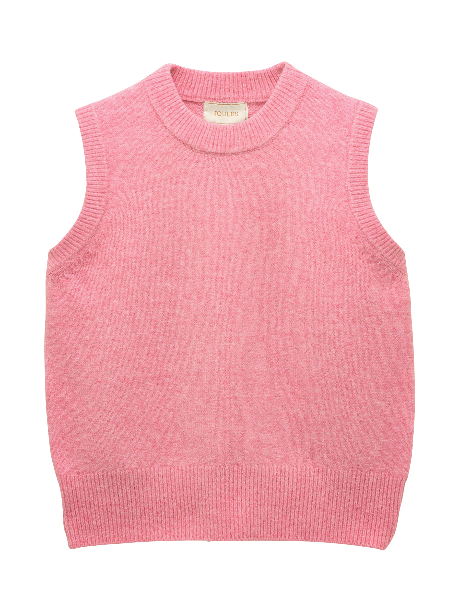 Product image 6 of 6, which shows Joules Holly Knitted Tank Top, Pink, XS