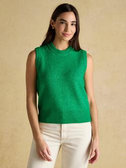 Joules Holly Knitted Tank Top, Green