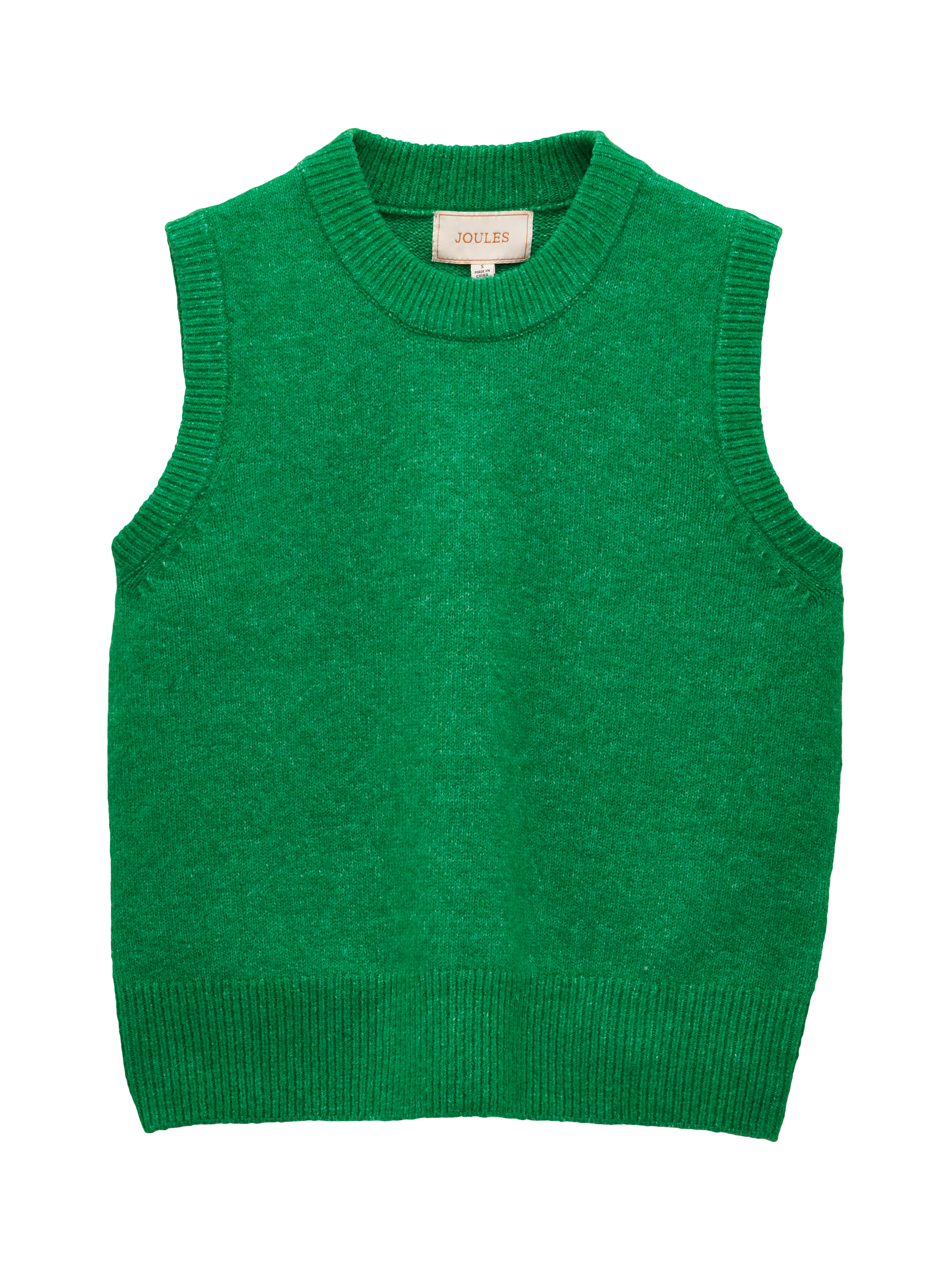 Product image 7 of 7, which shows Joules Holly Knitted Tank Top, Green, XS