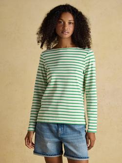 Joules Harbour Breton Stripe Top, Green
