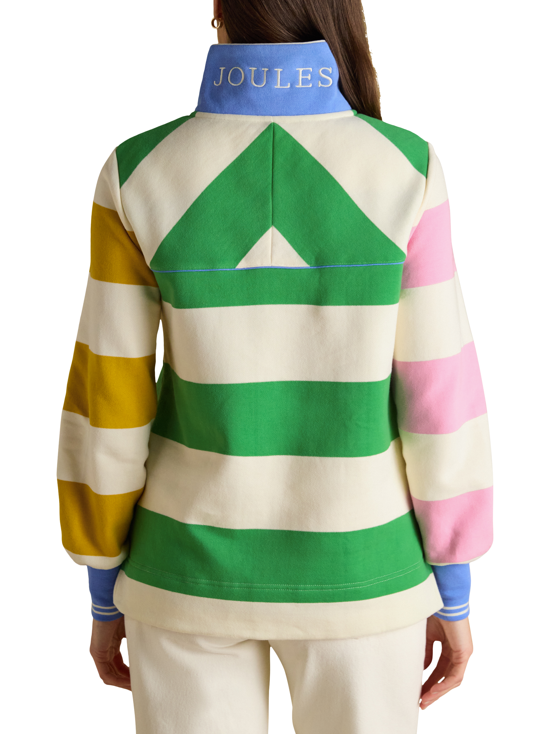 Product image 2 of 7, which shows Joules Burnham Hotchpotch Sweatshirt, Multi, 6