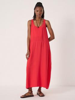 HUSH Liddie Air Flow Barrel Tank Dress, True Red