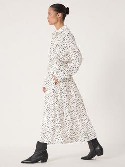 HUSH Rosey Dress, White/Black - view 2, White/Black