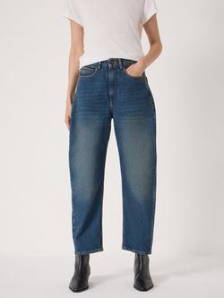 HUSH Cordelia Barrel Leg Jeans, Green Blue, Green Blue