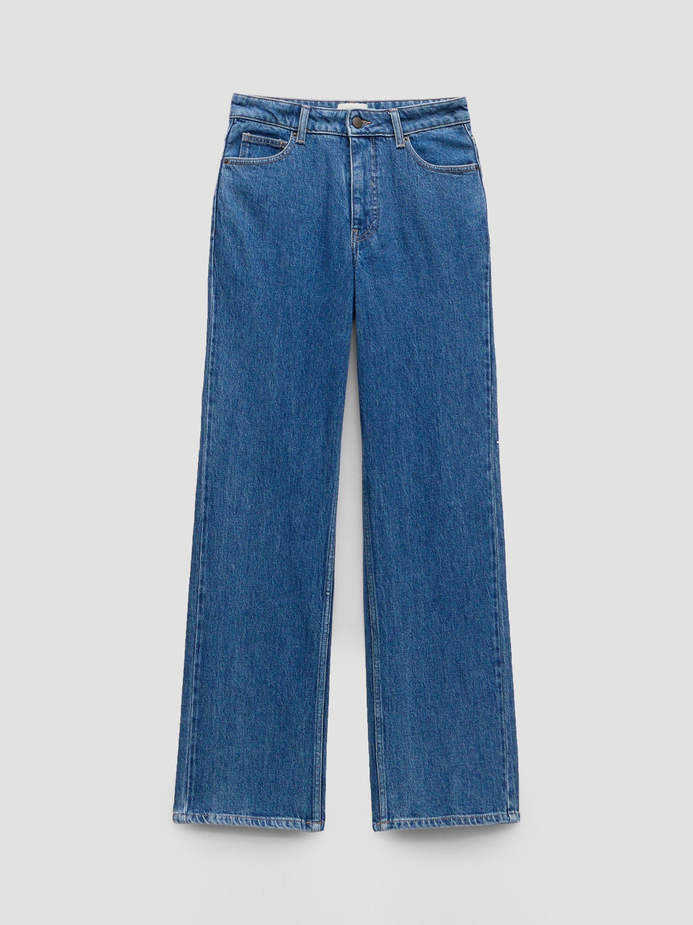 Product image 4 of 6, which shows HUSH Ezri Column Leg Jeans, Mid Blue, 10
