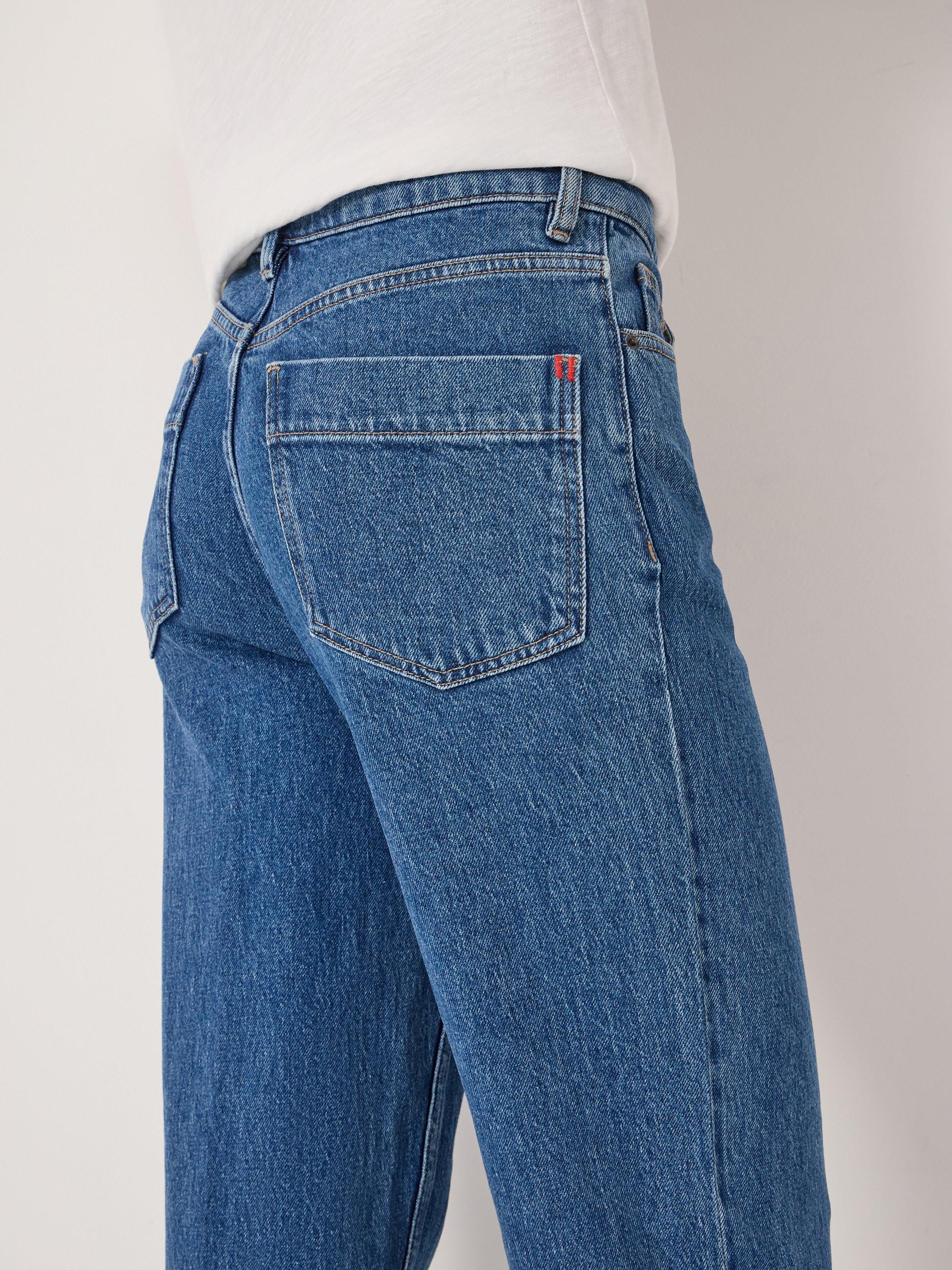 Product image 5 of 6, which shows HUSH Ezri Column Leg Jeans, Mid Blue, 10
