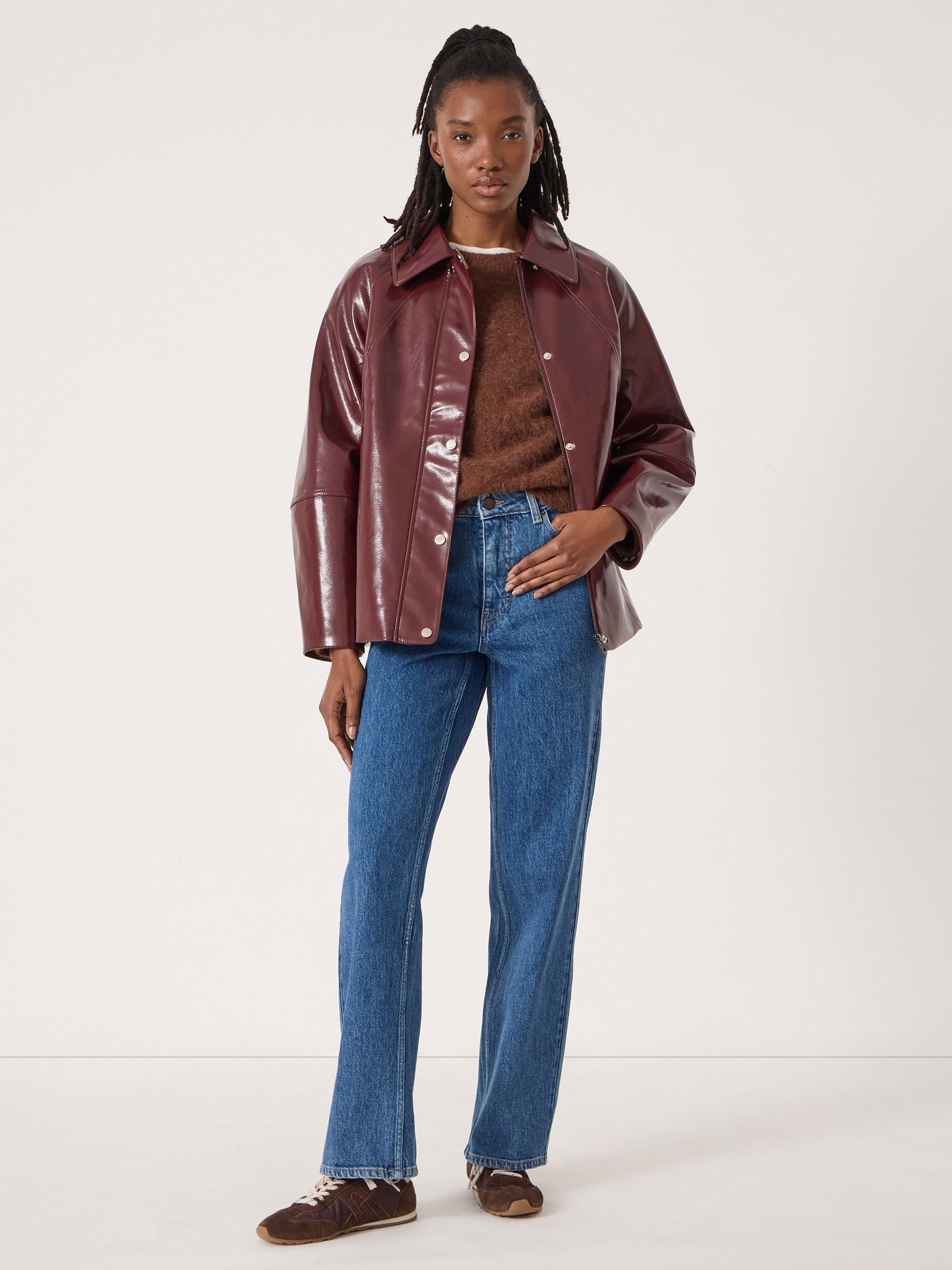 Product image 6 of 6, which shows HUSH Ezri Column Leg Jeans, Mid Blue, 10