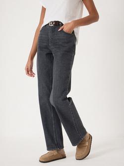 HUSH Ezri Column Leg Jeans, Washed Black