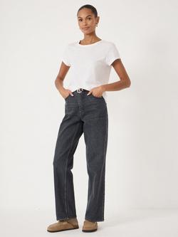HUSH Ezri Column Leg Jeans - view 2, Washed Black