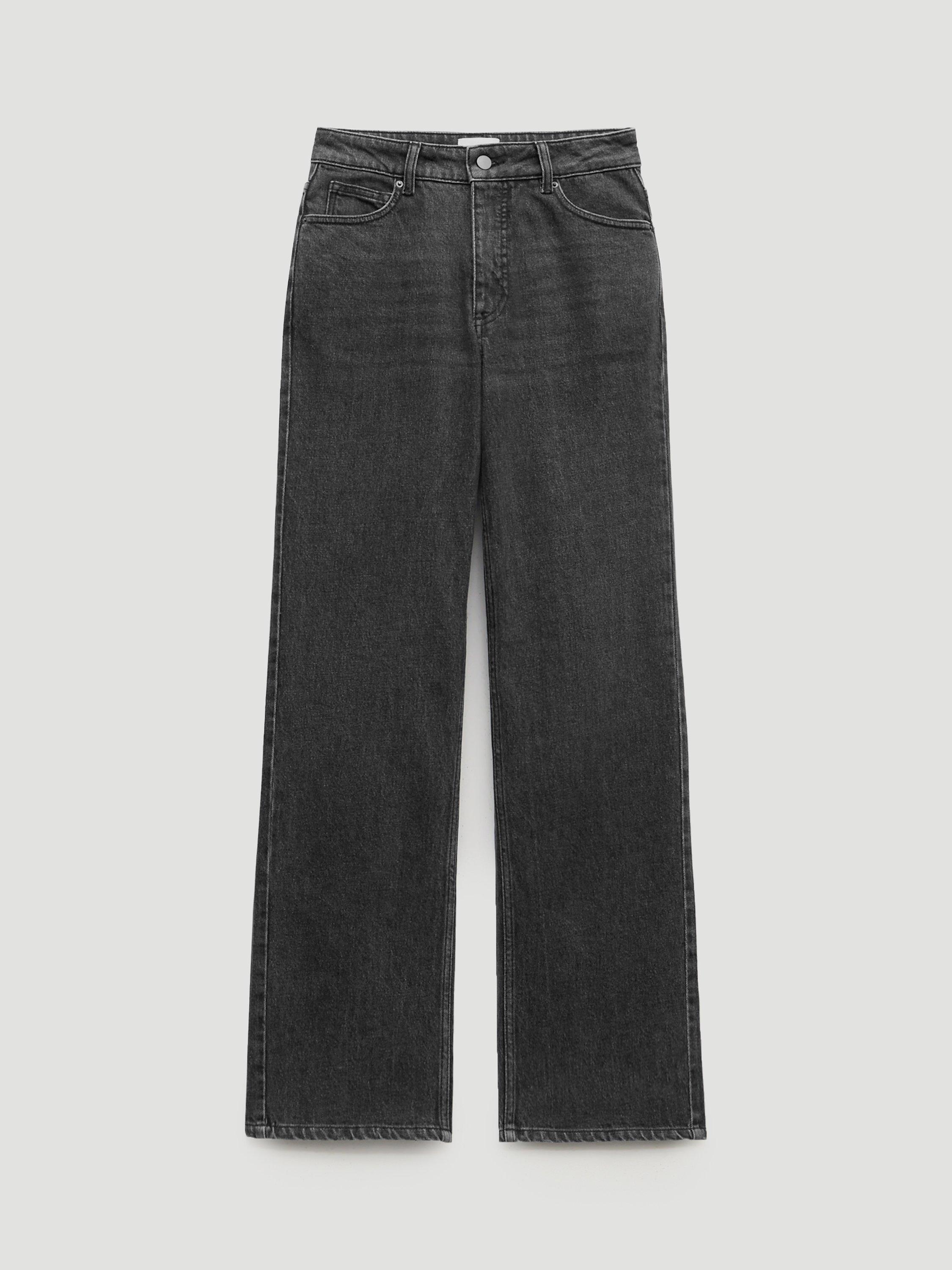 Product image 4 of 6, which shows HUSH Ezri Column Leg Jeans, Washed Black, 10
