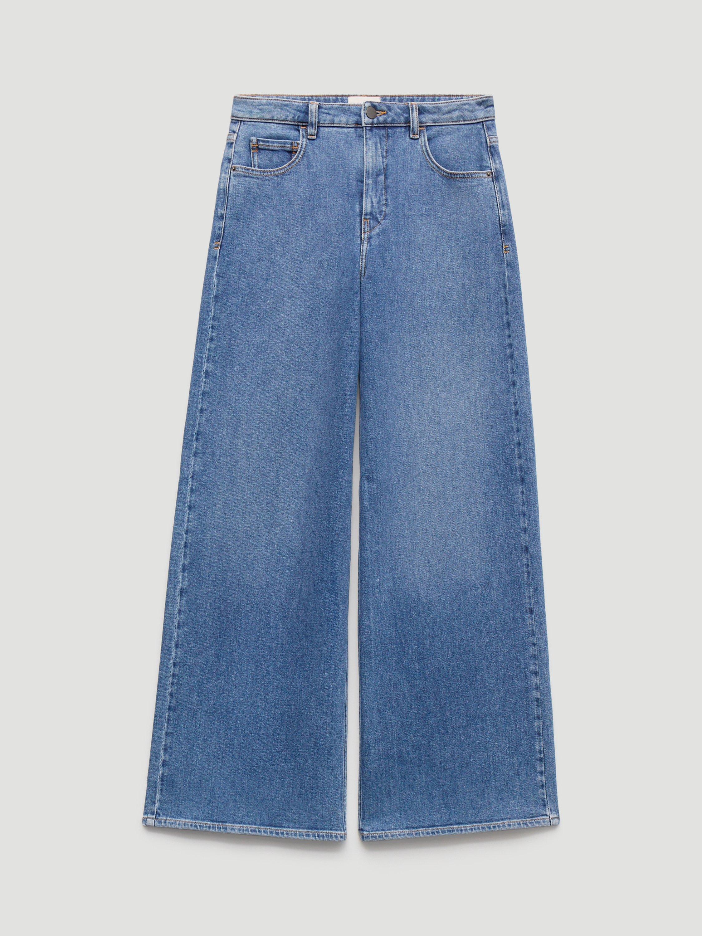 Product image 4 of 6, which shows HUSH Nessa Wide Leg Jeans, Blue, 10R
