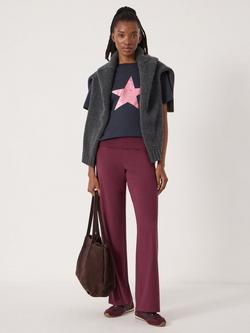 HUSH Bea Graphic Star T-Shirt, Navy Blue - view 2, Navy Blue