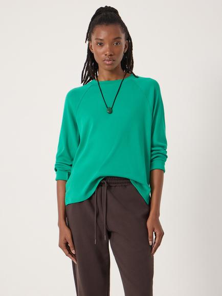 HUSH Matilda Raglan Top, Bright Green