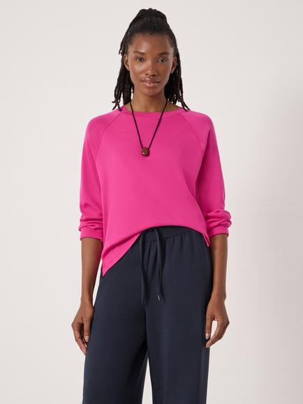 HUSH Matilda Raglan Top, Magenta Pink