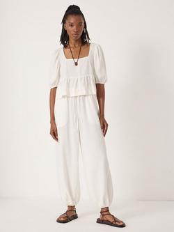 HUSH Tove Beach Trousers - view 2, Pearl White
