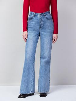 Ro&Zo Skinny Fit Bootleg Jeans, Blue, Blue