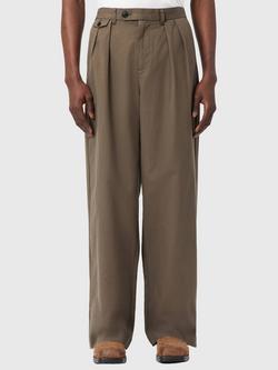 AllSaints Conway Wide Leg Trousers, Traverse Brown, Traverse Brown