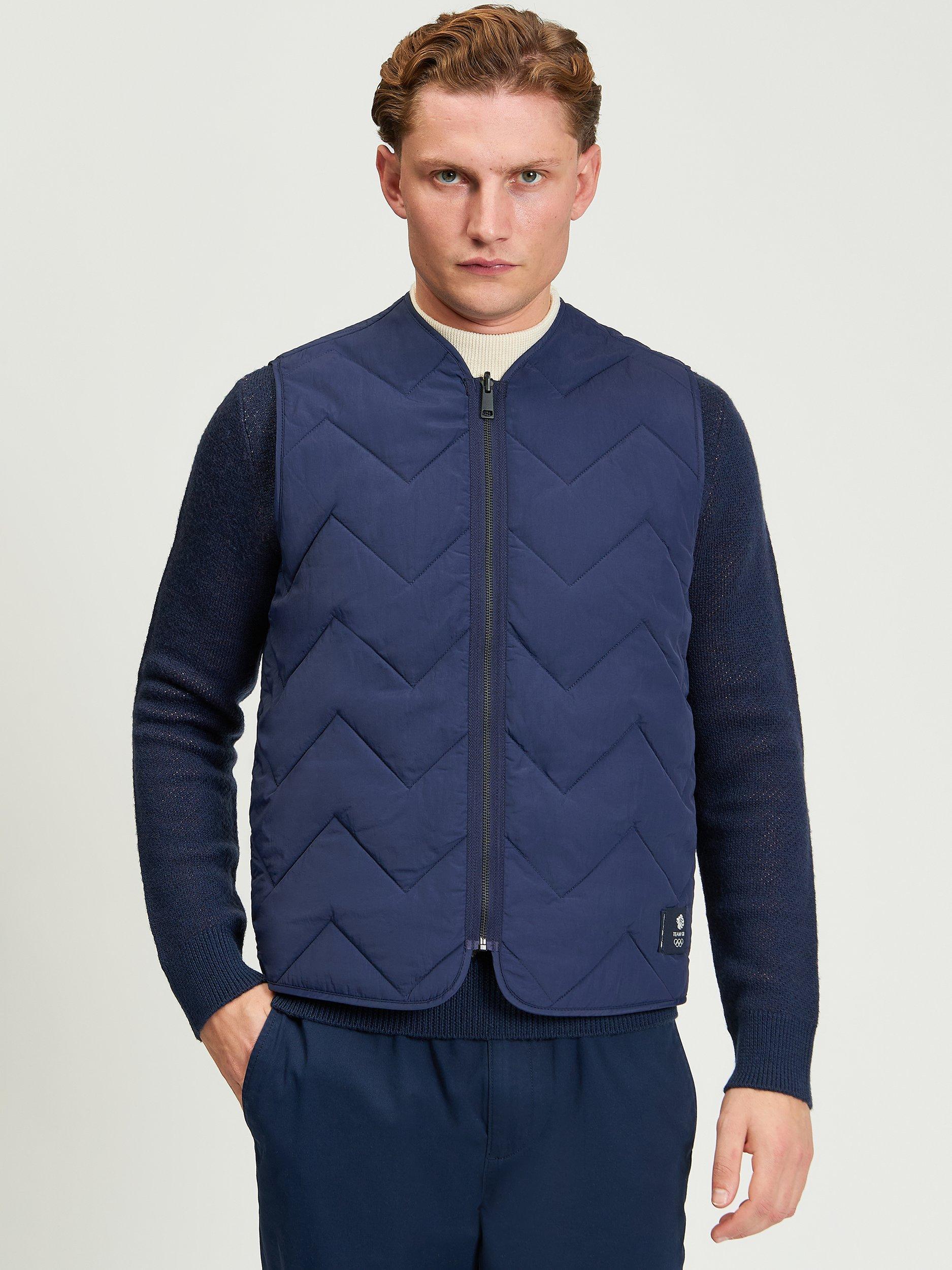 Product image 4 of 8, which shows Ben Sherman Team GB Wool Blend Car Coat, Dark Navy, S