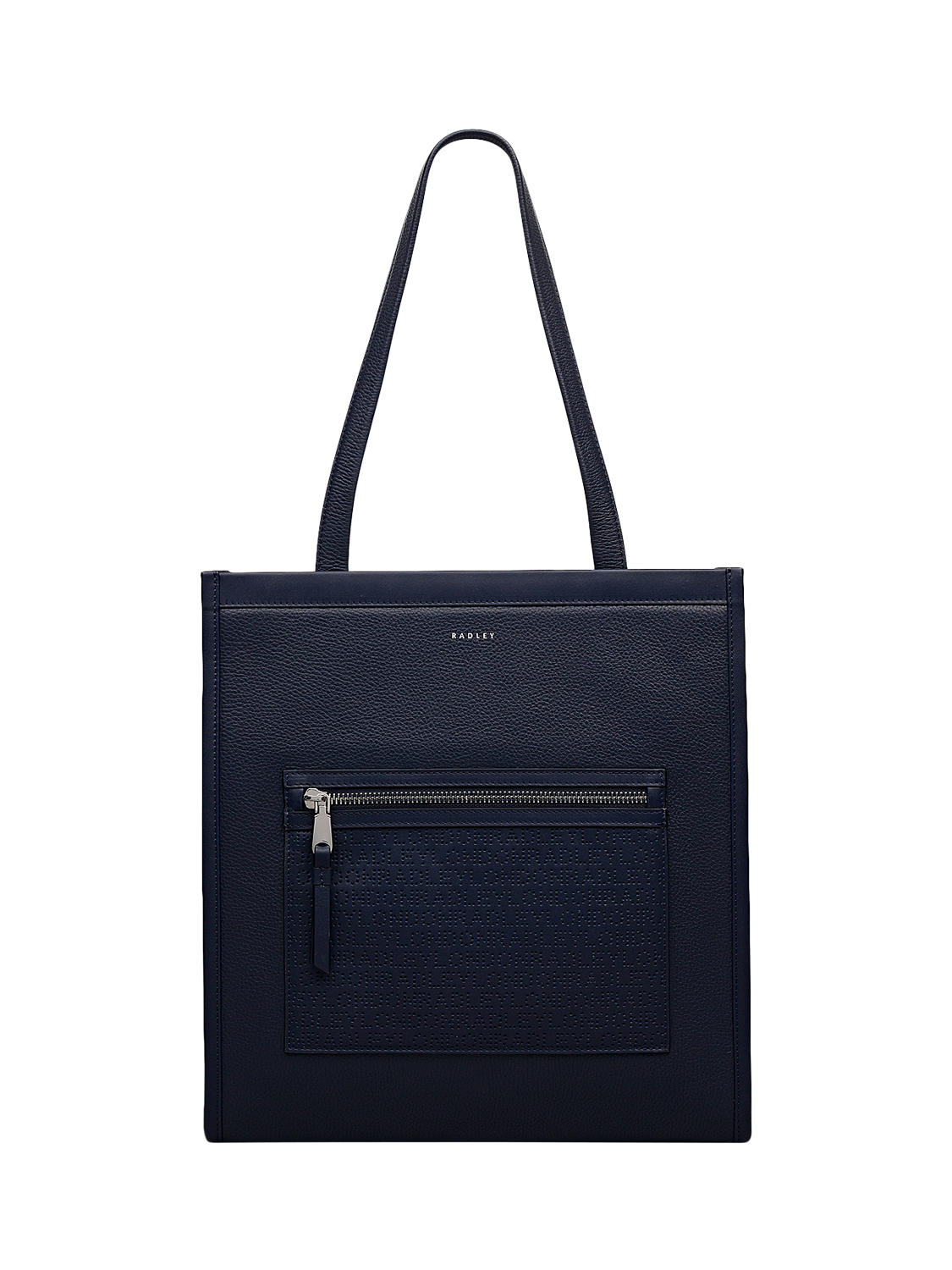 Product image 1 of 6, which shows Radley Alba Place Leather Tote Bag, Ink