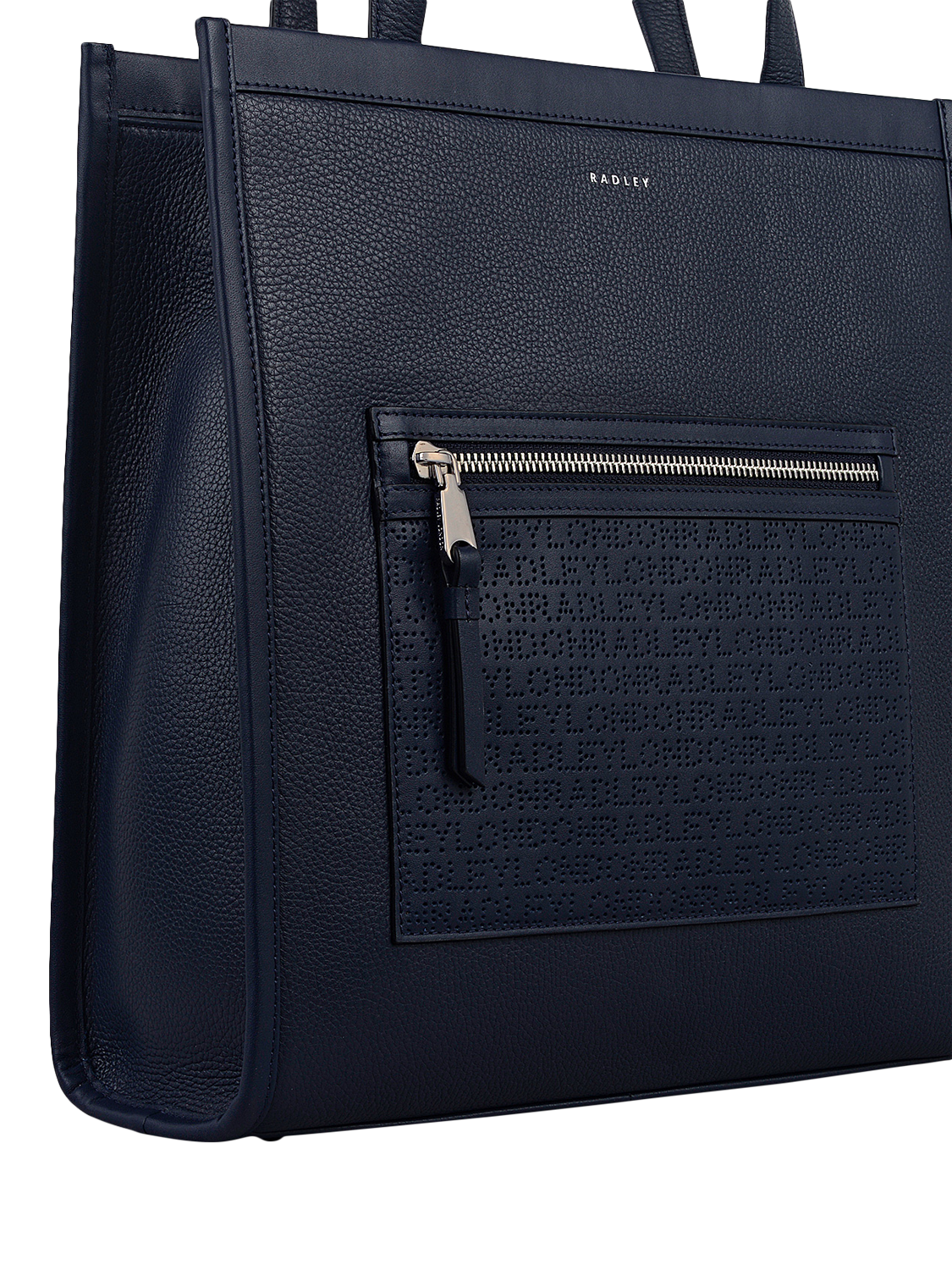 Product image 4 of 6, which shows Radley Alba Place Leather Tote Bag, Ink