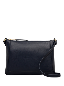 Radley Kew Way Leather Crossbody Bag, Black, Ink