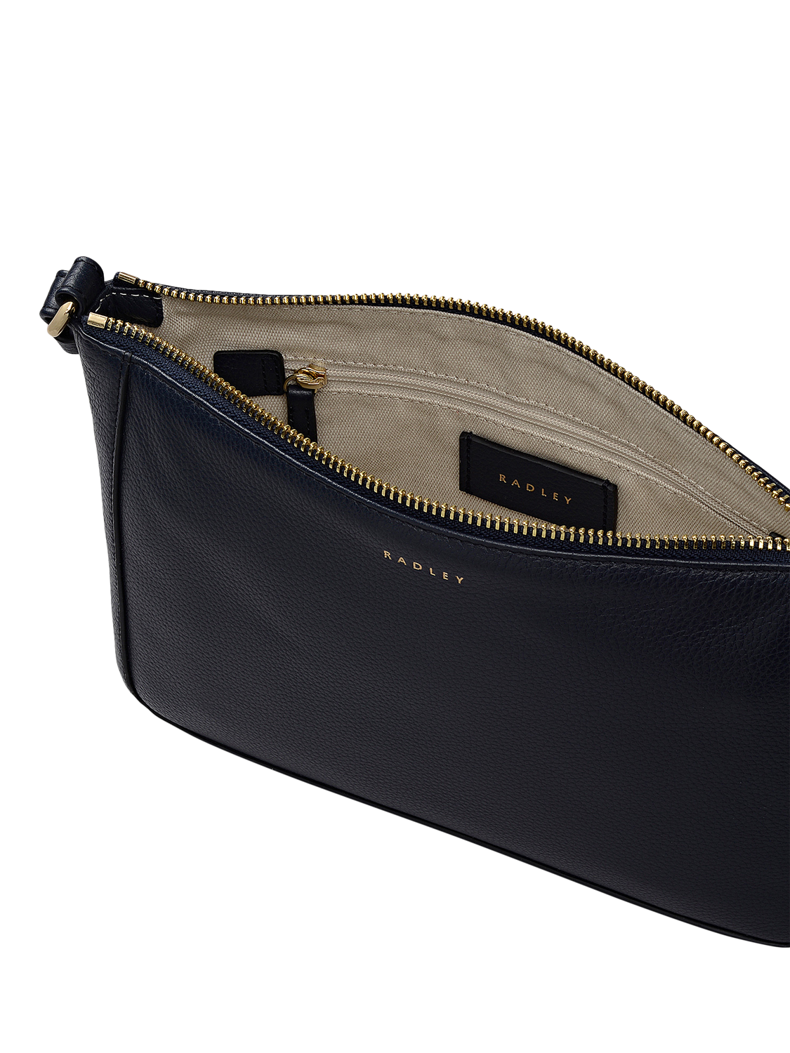 Radley Kew Way Leather Crossbody Bag, Black