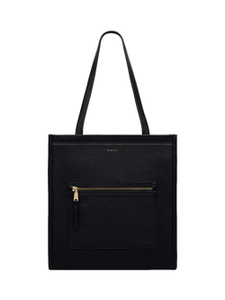 Radley Alba Place Leather Tote Bag, Ink, Black