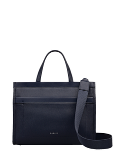 Radley Alba Place Leather Cross Body Bag, Ink, Ink