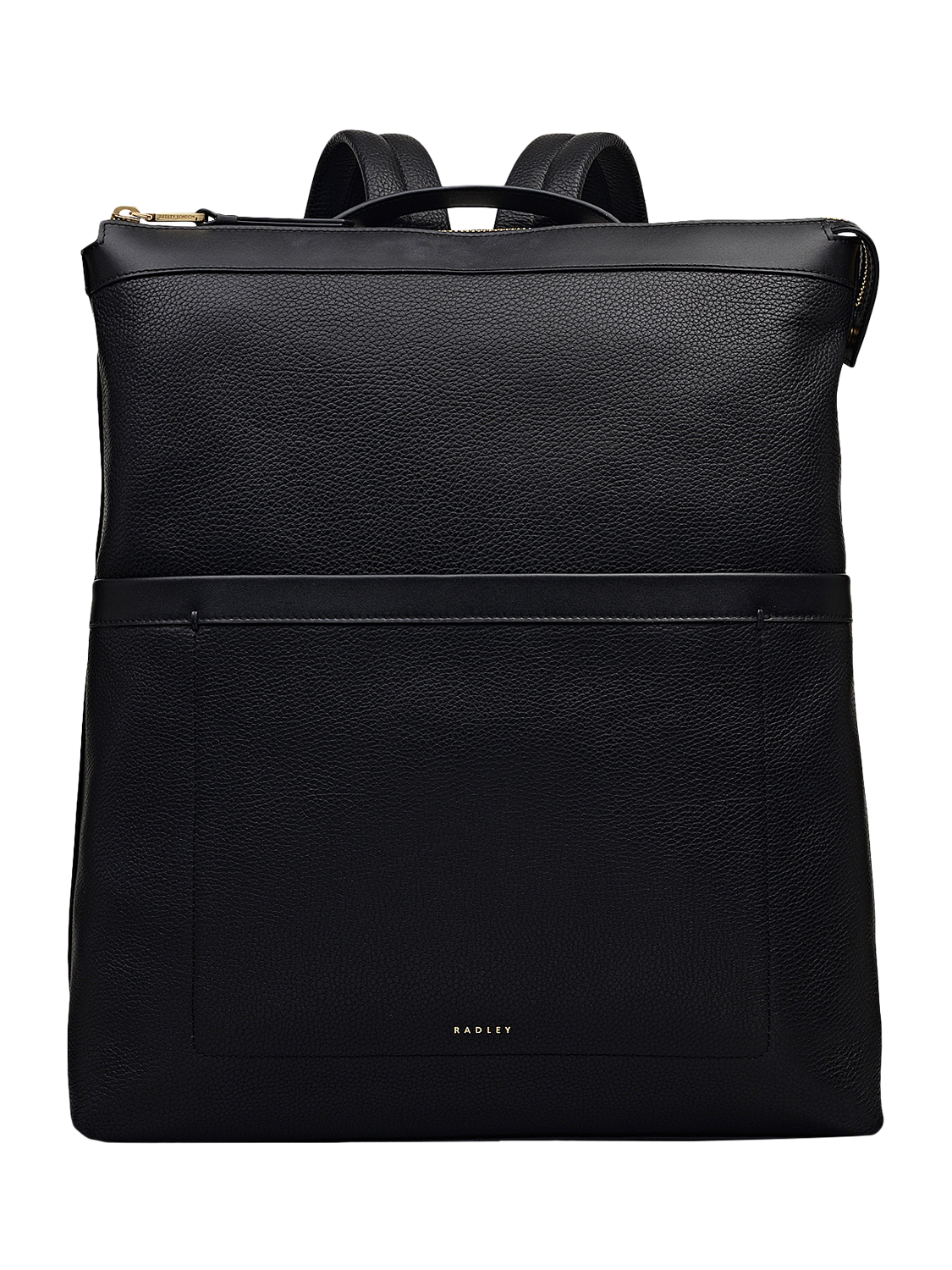Product image 1 of 5, which shows Radley Alba Place Leather Backpack, Black