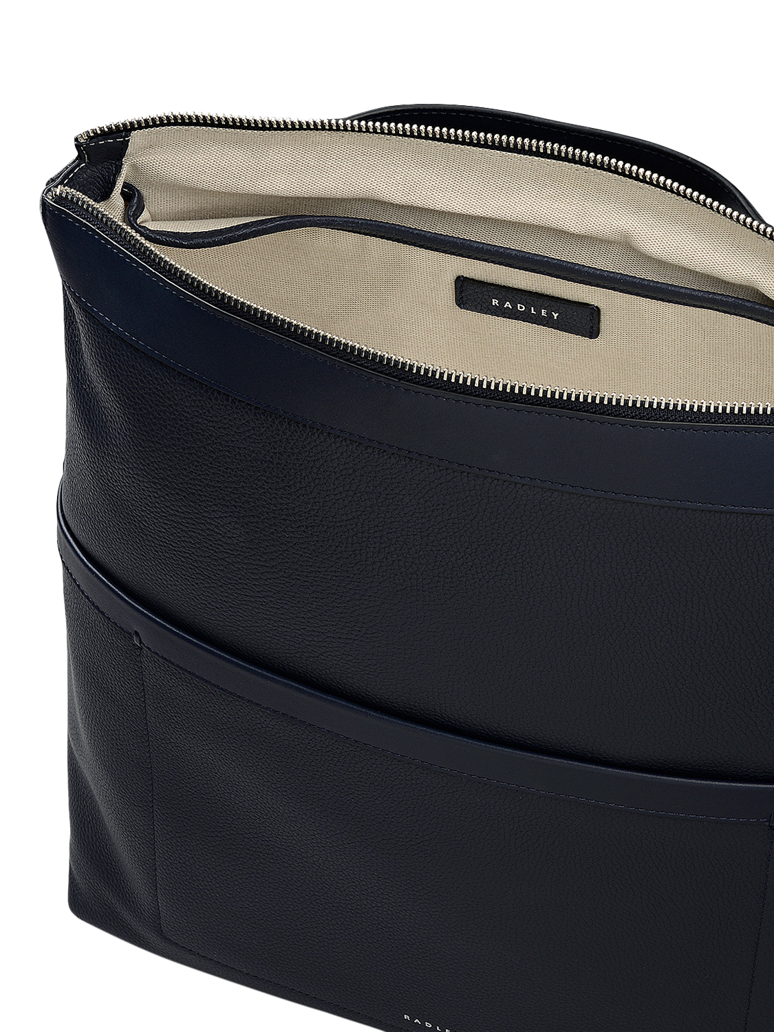 Product image 3 of 5, which shows Radley Alba Place Leather Backpack, Ink