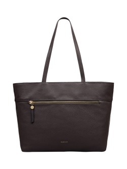 Radley Fountain Road Leather Tote Bag, Thunder, Thunder