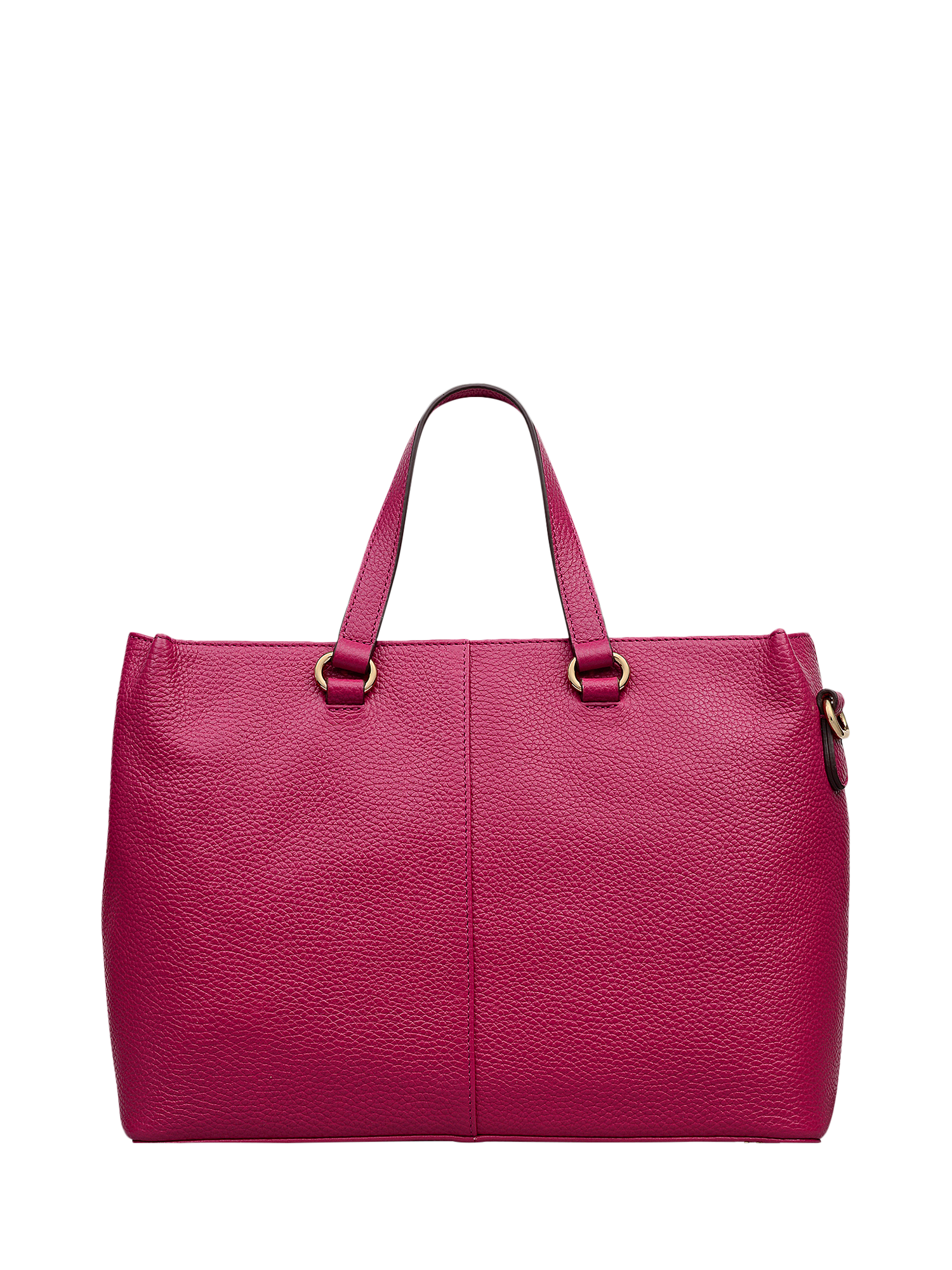 Product image 2 of 4, which shows Radley Pickwick Leather Grab Bag, Dark Rose, One Size